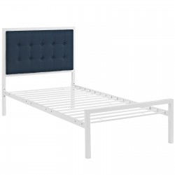 LHD-5450-WHI-AZU-Twin Bed