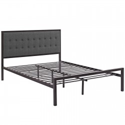 LHD-5452-BRN-GRY-Full Bed