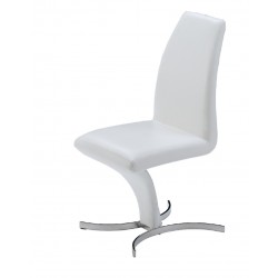 Retro Leatherette Dining Chair