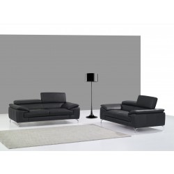 Adjustable Compact Leather Sofa